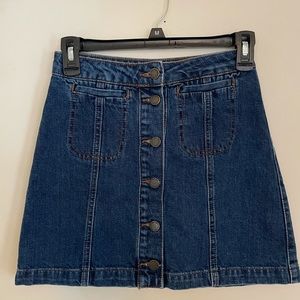 Topshop Moro Denim Skirt - Sz 1